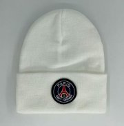 PSG White Soccer Knitted Hat