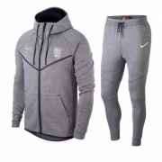2018 England Gray Hoody Training Kit(Jacket+Trouser)