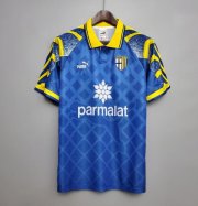 1995-97 Parma Calcio Retro Blue Away Soccer Jersey Shirt
