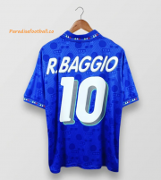 1994 Italy Retro Home Soccer Jersey Shirt R.BAGGIO #10