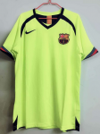 2005-06 Barcelona Retro Green Away Soccer Jersey Shirt