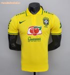 2021-22 Brazil Yellow Polo Shirt