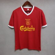 2001-02 Liverpool Retro Home Soccer Jersey Shirt