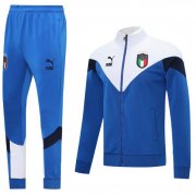 2020 Italy Blue White Training Kits Jacket with Pants