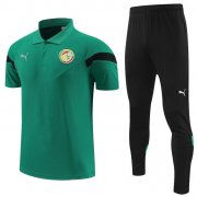 2022 FIFA World Cup Senegal Green Polo Kits Shirt + Pants