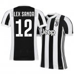 2017-18 Juventus Alex Sandro #12 Home Soccer Jersey