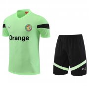 2022 FIFA World Cup Senegal Light Green Training Kits Shirt with Shorts