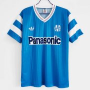 1990 Marseille Retro Away Blue Soccer Jersey Shirt