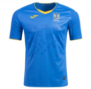 2020-2021 Euro Ukraine Away Soccer Jersey Shirt