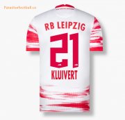 2021-22 RB Leipzig Home Soccer Jersey Shirt KLUIVERT 21 printing