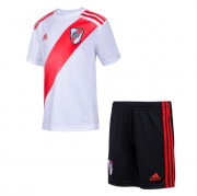 Kids River Plate 2019-20 Home Soccer Kit (Shirt+Shorts)