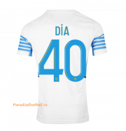 2021-22 Marseille Home Soccer Jersey Shirt with DIA 40 printing