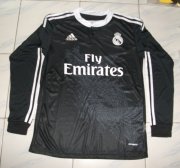 Real Madrid 14/15 Long Sleeve Black Dragon Soccer Jersey