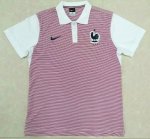 2016 France Pink White Polo Shirt