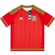 2015-16 Wales Retro Home Red Soccer Jersey Shirt