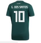 2018 World Cup Mexico #10 G. DOS SANTOS Home Soccer Jersey Shirt