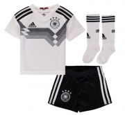 Kids Germany 2018 World Cup Away Soccer whole kit (jersey+Shorts+Socks)