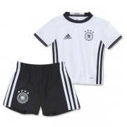 Kids Germany 2016 Euro Home Soccer Shirt With Shorts