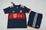 Kids Bayern Munich 2017-18 Away Soccer Shirt With Shorts