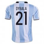 2016 Argentina Dybala 21 Home Soccer Jersey