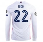 2020-21 Real Madrid Long Sleeve Home Soccer Jersey Shirt ISCO #22