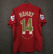 05-06 Arsenal Retro Home Soccer Jersey Shirt Henry #14