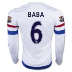 2015-16 Chelsea BABA #6 LS Away Soccer Jersey