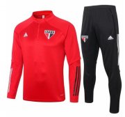 2020-21 Sao Paulo Red Sweatshirt Training Suit with Pants