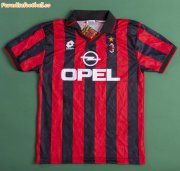 1995-96 AC Milan Retro Home Soccer Jersey Shirt