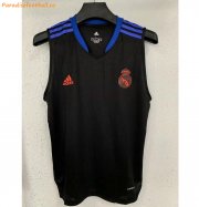 2021-22 Real Madrid Black Training Vest Shirt