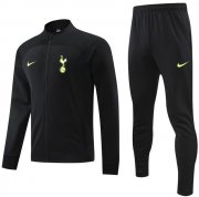 2022-23 Tottenham Hotspur Black Training Kits Jacket with Trousers