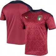 2020 EURO Italy Goalkeeper Red Soccer Jersey Shirt