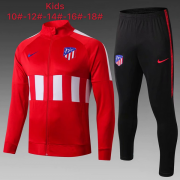 Youth 2019-20 Atletico Madrid Red-White Jacket Training Suits