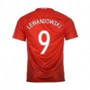 2016 Poland Lewandowski 9 Away Soccer Jersey