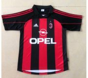 2000-02 AC Milan Retro Home Soccer Jersey Shirt