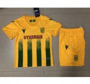 Kids FC Nantes 2020-21 Home Soccer Kits Shirt With Shorts