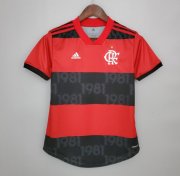 2021-22 FC Flamengo Women Home Soccer Jersey Shirt