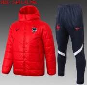2020 France Red Cotton Warn Coat Kits