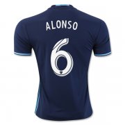 2016-17 Seattle Sounders 6 ALONSO Third Soccer Jersey