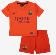 Kids Barcelona 14/15 Away Soccer Kit(Shorts+Shirt)