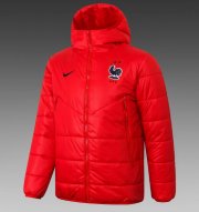 2020 France Red Cotton Warn Coat