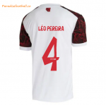 2021-22 Flamengo Away Soccer Jersey Shirt LÉO PEREIRA #4
