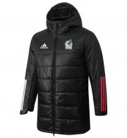 2022 FIFA World Cup Mexico Black Red Cotton Jacket