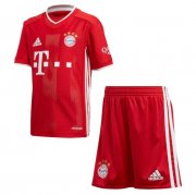 Kids Bayern Munich 2020-21 Home Soccer Shirt With Shorts