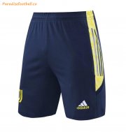 2021-22 Juventus Navy Yellow Training Shorts
