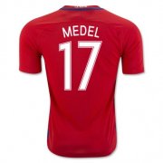 2016 Chile Medel 17 Home Soccer Jersey