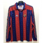 1996-97 Barcelona Retro Home Long Sleeve Soccer Jersey Shirt