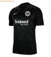 2021-22 Eintracht Frankfurt European Black Soccer Jersey Shirt
