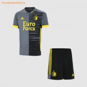 2021-22 Feyenoord Kids Away Soccer Kits Shirt With Shorts