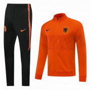 2021-2022 EURO Netherlands Orange Training Kits Jacket with Pants